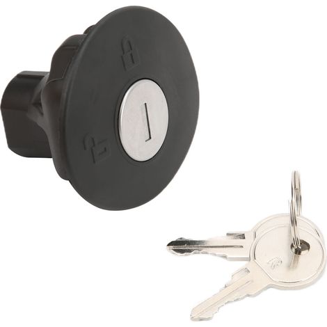 Bouchon de réservoir d'essence verrouillable avec 2 clés 8U5Z-9C268-B, couvercle de remplissage de carburant de remplacement pour Ford Edge 2011-2014 (1/5)