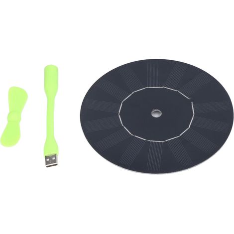 Geeignet für kleine USB-Autolüfter, 5W monokristallines Silizium, kompakt und tragbar.