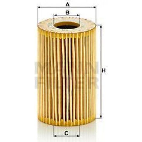 Filtre À Huile - HU7008Z - Pour Moteur Essence Et Diesel - Compatible Avec De Nombreux Véhicules - 1 Pièce