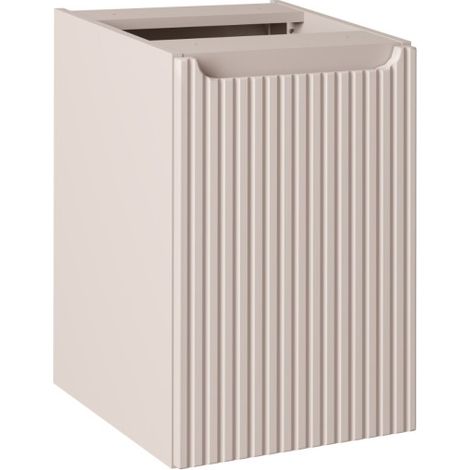 Mobile contenitore VANO con cesto per la biancheria - Marrone congo - L40 × P39 × H57 cm - Bagno