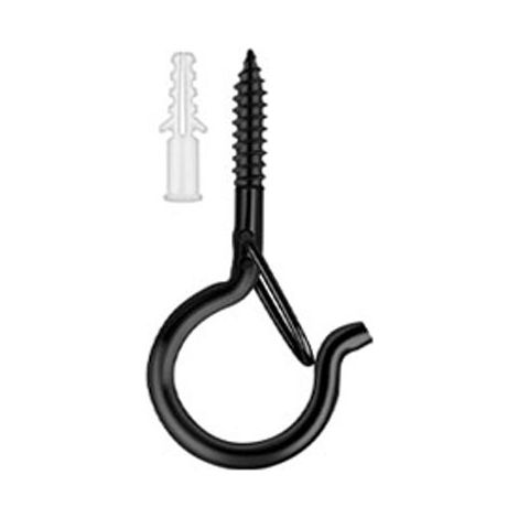 Lot de 10 pitons à visser pour fixation murale, armoires, plafonniers. (1/4)
