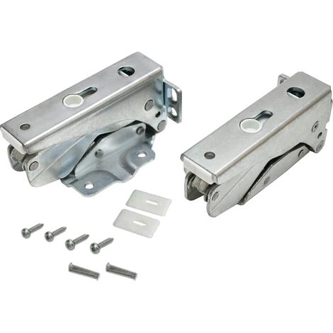 Trade-Shop 2er Set Kühlschrankscharnier oben unten ersetzt Amica 8022611, Candy Hoover 91941952 4900177 91941953 49001774, Gorenje 331776 560310