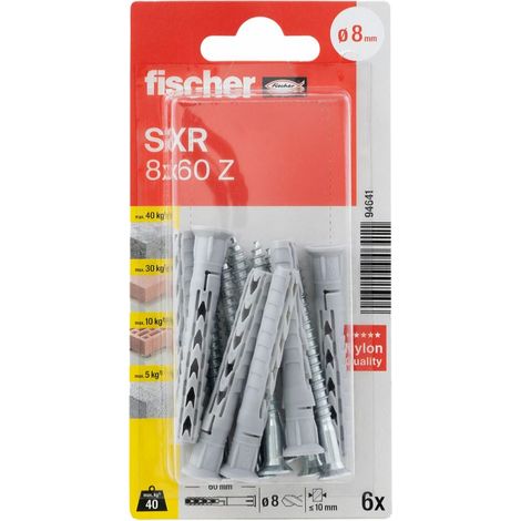 Fischer 094641 SXR 8 x 60 Z K NV Langschaftdübel 60 mm 1 Set (1/5)