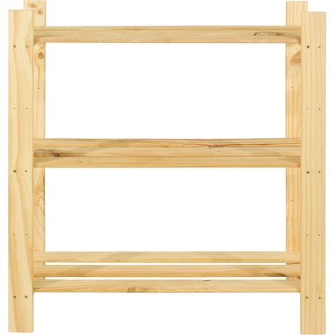 3 Shelf Storage Unit - Cedar Timber - 800 x300 x 900 mm - Pre-Sanded