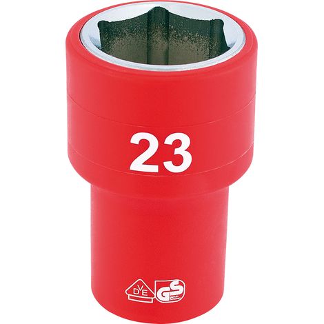 Draper 1/2 Sq. Dr. Fully Insulated VDE Socket (23mm) (31953) (1/5)