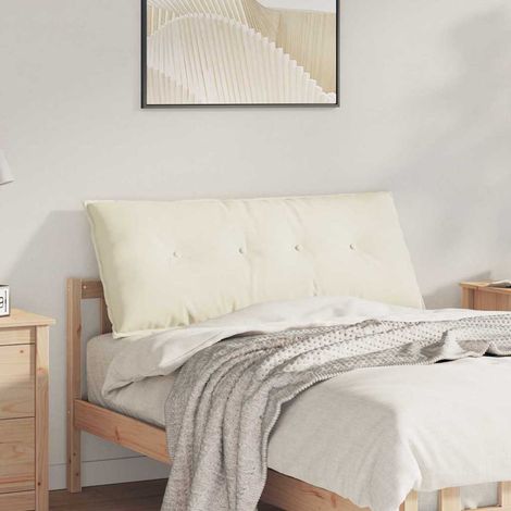 Rückenkissen Creme 120 x 50 cm Cordstoff