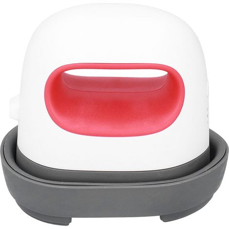 Fer à repasser de voyage compact rouge avec régulation thermique automatique et fiche européenne 220V (1/5)