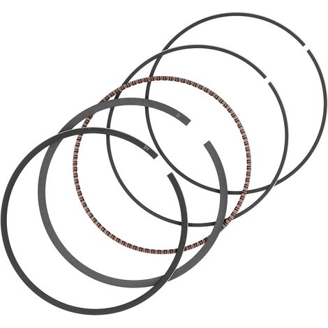 Lot de 5 segments de piston 177F, remplacement haute dureté, épaisseur 0,08 pouce, accessoires pour groupe électrogène essence et pompe à eau. (1/5)