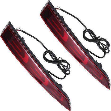 Para Hyundai Accent 2017-2019, reflector de parachoques trasero LED, luz de freno, luz antiniebla, luces indicadoras, edición T 0710 (1/4)
