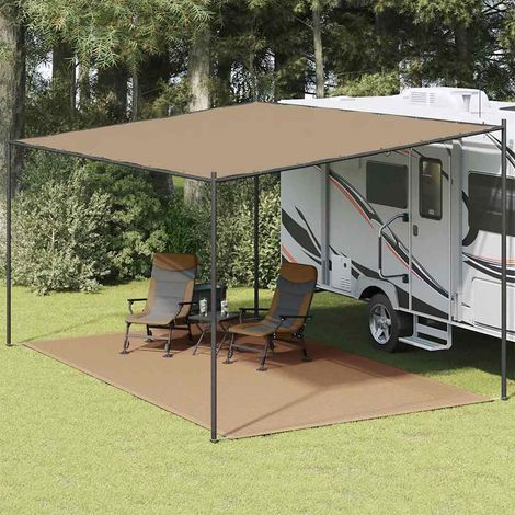 vidaXL Tapis de tente 300x500 cm Taupe (1/5)