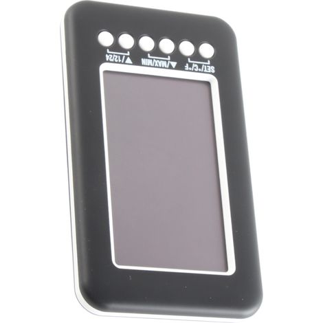 Thermomètre 4 en 1 CJ3316RF avec fonction horloge : Thermomètre numérique sans fil intérieur/extérieur (1/5)