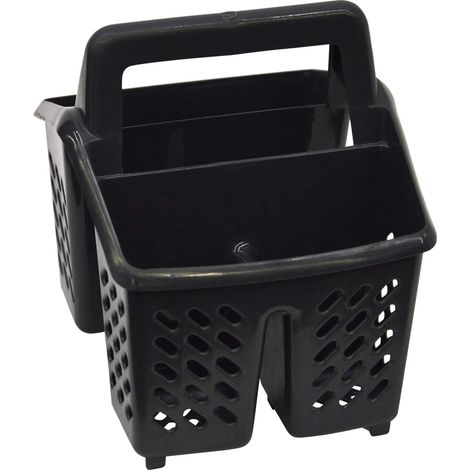 Egouttoir Couverts Plastique 17,5 x 14,5 x H16,5 cm Anthracite
