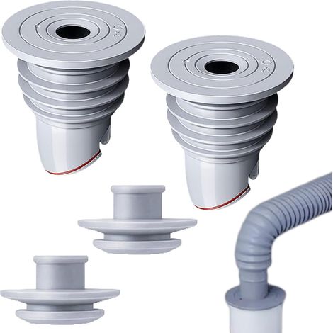 Bouchon Anti Odeur Machine à Laver,2pcs Oint de Tuyau de Machine à Laver,Bouchon D'éTanchéIté de Tuyau D'éVacuation,Joint de Tuyau De Machine à Laver,Machine à Laver Contre L'odeur (1/5)