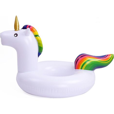 Bouée gonflable pour la natation en piscine, accessoire flottant destiné aux activités nautiques récréatives.-AquaForge (1/3)
