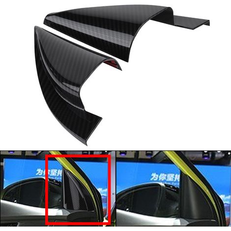 Dreieckige Kohlefaserplatte für die A-Säule der Vordertür des Hyundai Encino Kauai Kona 17-20 SUV (1/5)