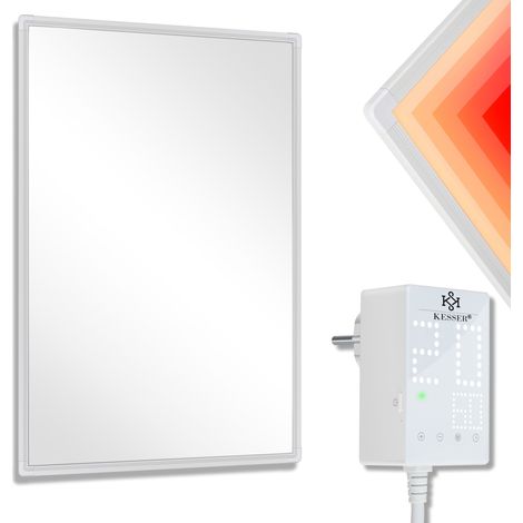 KESSER® Infrarotheizung Mit Thermostat Infrarot Wandheizung Elektroheizung IP44 1000W (1/5)