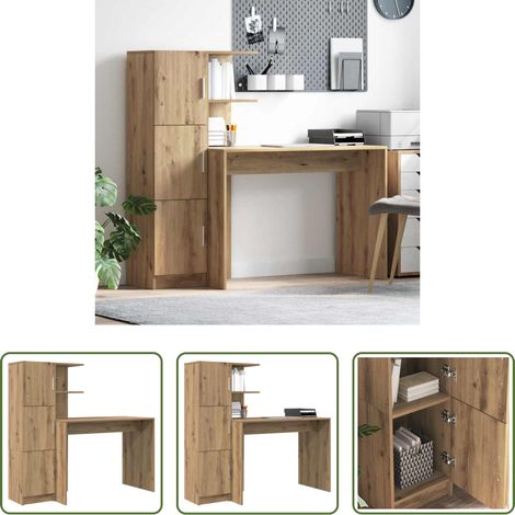 Bureau moderne - Bureau 2 pcs Chêne artisanal (1/5)