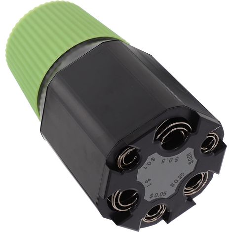 Boîte à Monnaie de Voiture en Plastique Noir, Rangement Spirale Portable, pour Bureau et Déplacements, Intérieur Spacieux, Usage Quotidien (1/5)