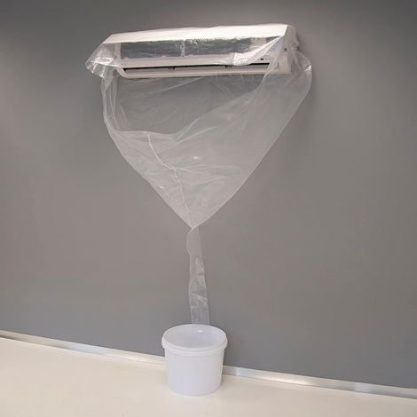 Housse de Protection pour le Nettoyage des Unités Intérieures des climatiseurs (Split) (1/5)