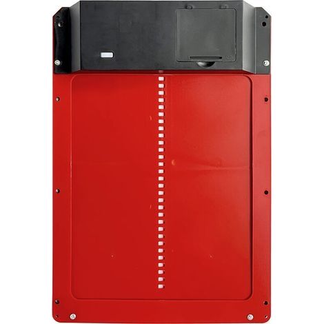 Porte automatique pour poulailler, porte en plastique léger, détection de lumière, ouverture différée le soir et le matin, Rouge (1/5)