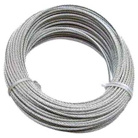 FUNE ZINCATA ANTIGIRO Ø 4 mm - rotolo 25 mt
