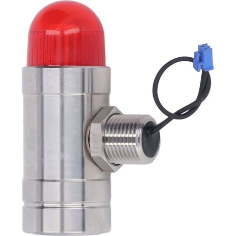 Lampe d'alarme sonore et lumineuse à filetage G1/2, en acier inoxydable étanche, antidéflagrante, pour usage industriel, 24 V CC (1/5)