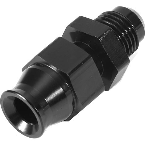 Adaptateur de tuyau 5/16 pouce vers filetage extérieur 6AN avec bague en laiton, noir (1/5)