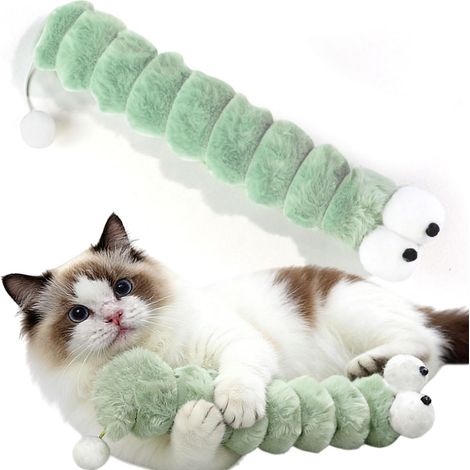 Rups - Juguete Para Gatos - Con Hierba Gatera - Plush Suave Y Seguro Para Morder - Ideal Para Higiene Bucal - 1 Unidad (1/5)