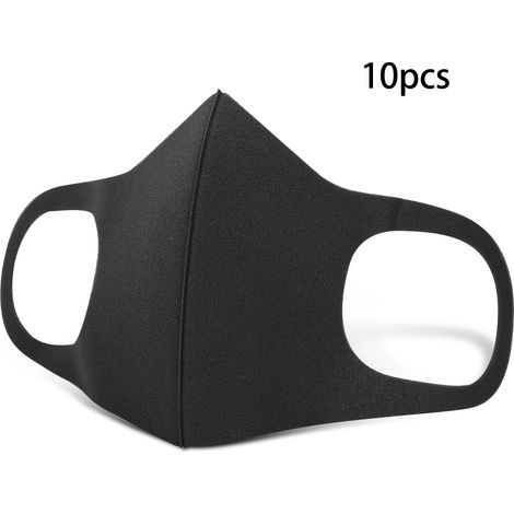 10 masques anti-poussière réutilisables avec filtre à air - Protection contre la pollution (1/5)