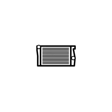Radiateur, refroidissement du moteur NRF 550162 JAGUAR T2H3344