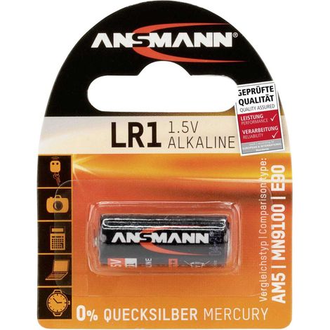ANSMANN Pile alcaline LR1 (1 pièce) (1/2)