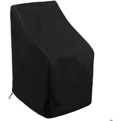 Schutzhülle für stapelbare Gartenstühle, wetterfest, Maße 65x65x120/80 cm in 210D. (1/5)