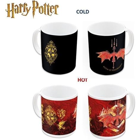 Tazza in ceramica nera Harry Potter magica 325 ml (1/2)