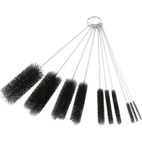 Brosses de nettoyage, ensemble de brosses tubulaires en nylon de 8,2 pouces, ensemble de cure-pipes pour pailles, verres, claviers, nettoyage de bijoux, ensemble de (1/3)