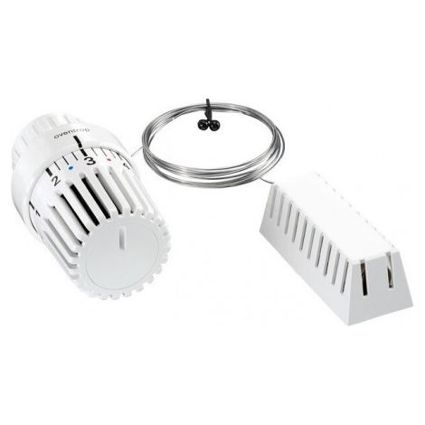OVENTROP Thermostat Uni LD Raccord à compression, 7-28 C, 0 1-5, sonde à distance 2 m, blanc, 1011685