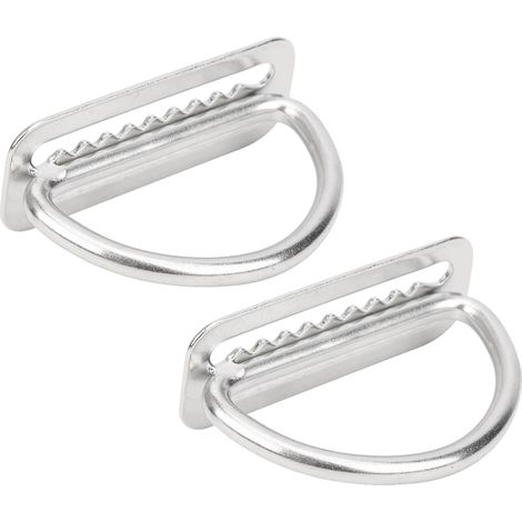 Set aus 2 Taucherschnallen aus Edelstahl 304 mit D-Ring, für Tauchbleigurte und Wassersport. (1/5)
