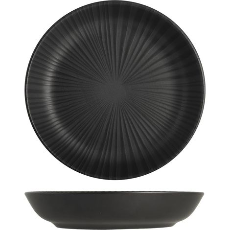 H&H-Set 12 Piatti fondi, linea Venere, 20,5 cm, in stoneware, lavabili in lavastoviglie