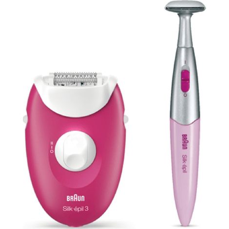 Braun Epilierer Silk-épil 3-420 Rose, Blanc 20 pince(s) (1/5)