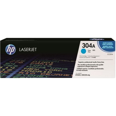 Toner hp laserjet color cp2025/cm2320 cian 2.800 pag (1/5)