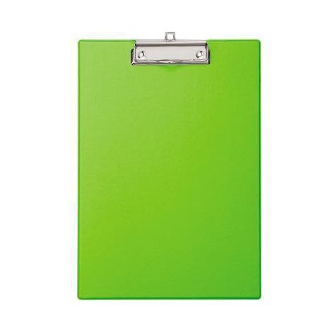 Klemmbrett 22,9 x 31,9 cm (B x H) DIN A4 Karton Material der Kaschierung außen: Polypropylen hellgrün (1/4)