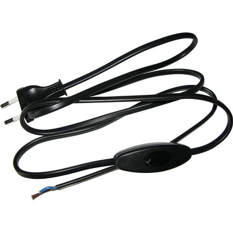 Conexión eléctrica con interruptor de mano, lfm 275/100-50, negro