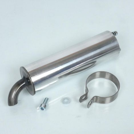 schalldämpfer kartusche auspuff 2 schrauben 37mm aluminium (1/4)