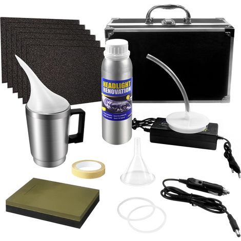 Renovateur Phare,Renovateur Phare Voiture 200ML,Kit Renovation Phare Voiture,Kit Polissage Phare Voiture,Kit Restauration Phare de Voiture pour Oxydation/Jauni/Rayures/Flou