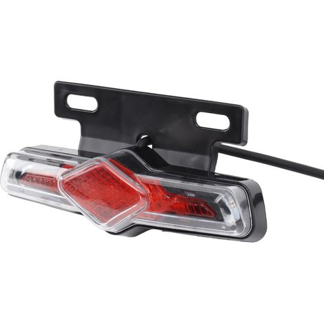 3-in-1-Fahrradrücklicht: Rücklicht, Blinker, Bremslicht, wasserdicht, Sicherheitsrücklicht für elektrische Fahrräder (36–60 V) (1/5)