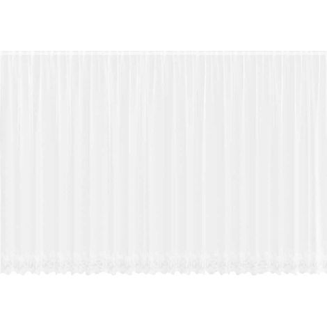 Rideaux avec des rideaux Blanc 500x100cm Polyester CFW46236 (1/5)
