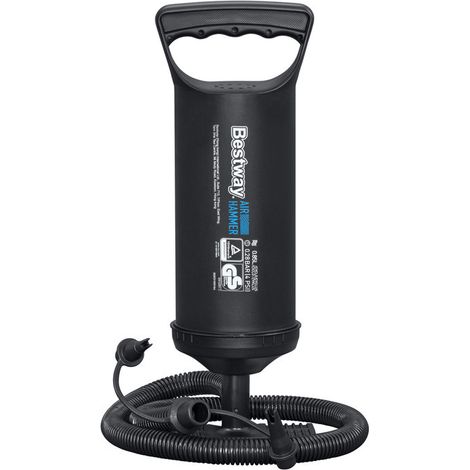 Pompe à main gonflage compacte Bestway, outil de gonflage haute efficacité pour piscine, matelas et accessoires gonflables extérieurs (1/4)