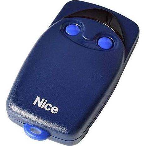 - Torfernbedienung - 433,92 MHz Frequenz - 2 Tasten - Programmierbar über Schalter - Für automatische Tore - Schwarz - 7,2 x 4 x 1,5 cm
