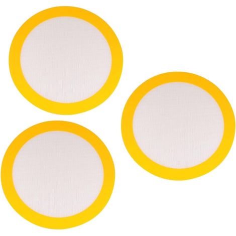 PRETYZOOM 3 Pièces outil de cuisson tapis antiadhésifs pour la cuisson tapis de cuisson pour four moules à pâtisserie moule à tapis de cuisson en silicone plaques de cuisson four'1x3 Pièces'25.4×25.4C