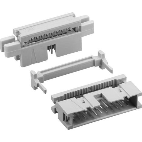 Barrette mâle (standard) série 869 TRU COMPONENTS TC-0738-10-10-0-60 Nbr total de pôles 10 Pas: 2.54 (1/2)