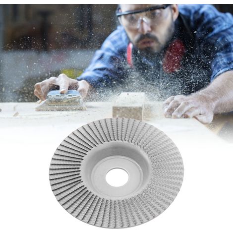 Disque de polissage plat de 125 mm, disque de ponçage pour le travail du bois, argent (1/5)